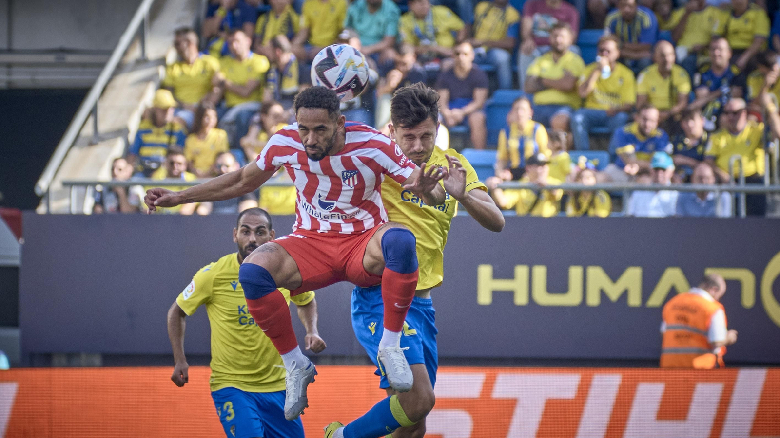 Partido de la victoria del Cádiz CF sobre el Atlético de Madrid