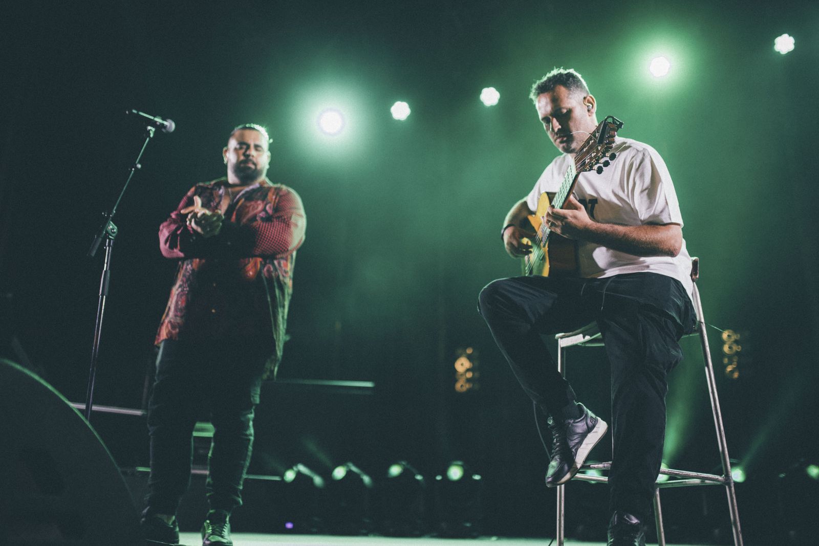 Imágenes del concierto de Antonio Orozco en la Plaza de Toros de La Merced