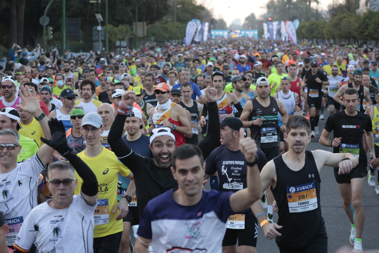 Las imágenes de la Maratón de Sevilla 2022 (1)