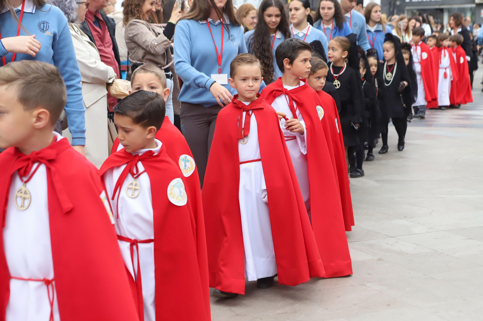 Fotos de la procesión infantil del colegio Nuestra Señora de los Milagros de Algeciras