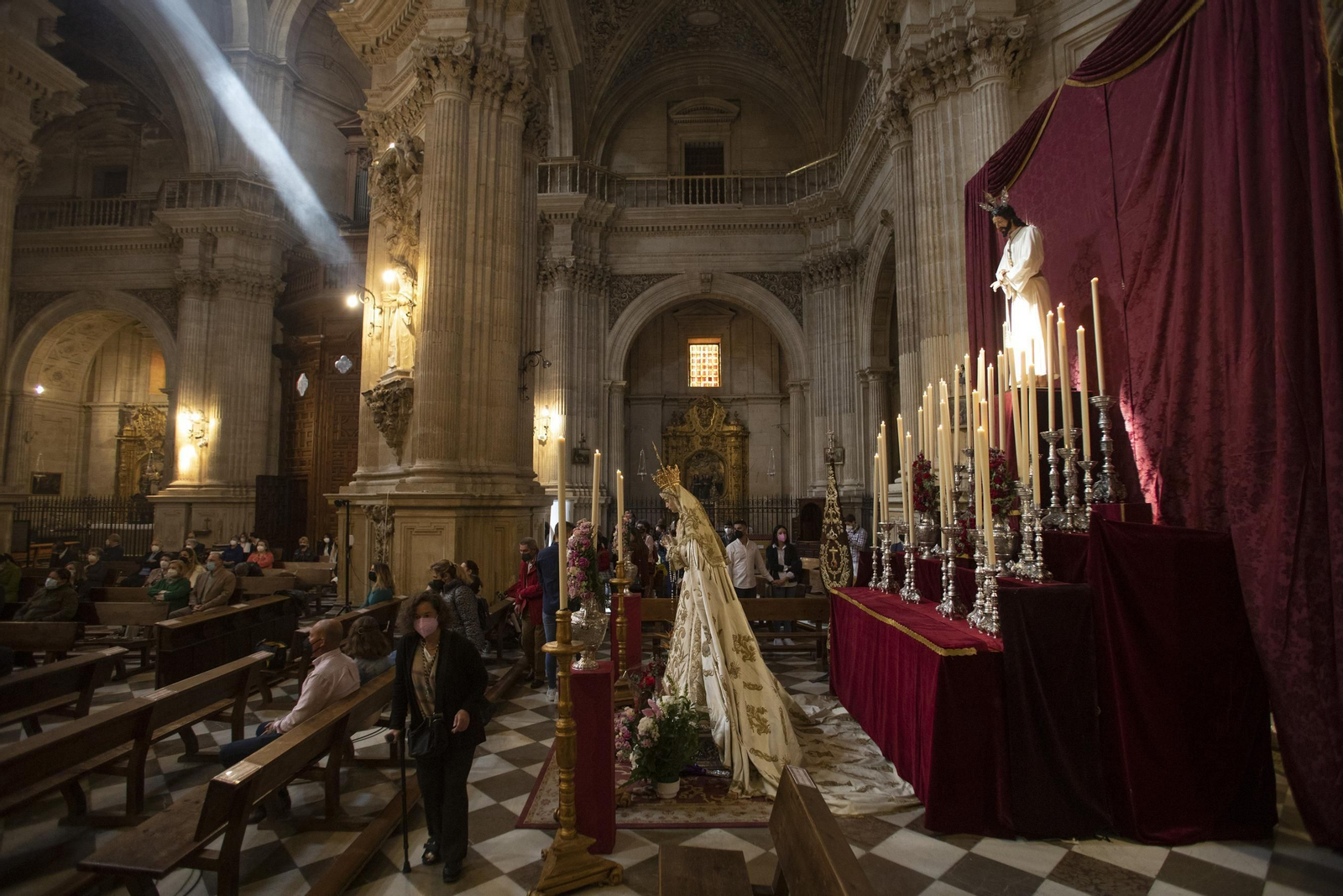 Las imágenes del Cautivo en la parroquia del Sagrario