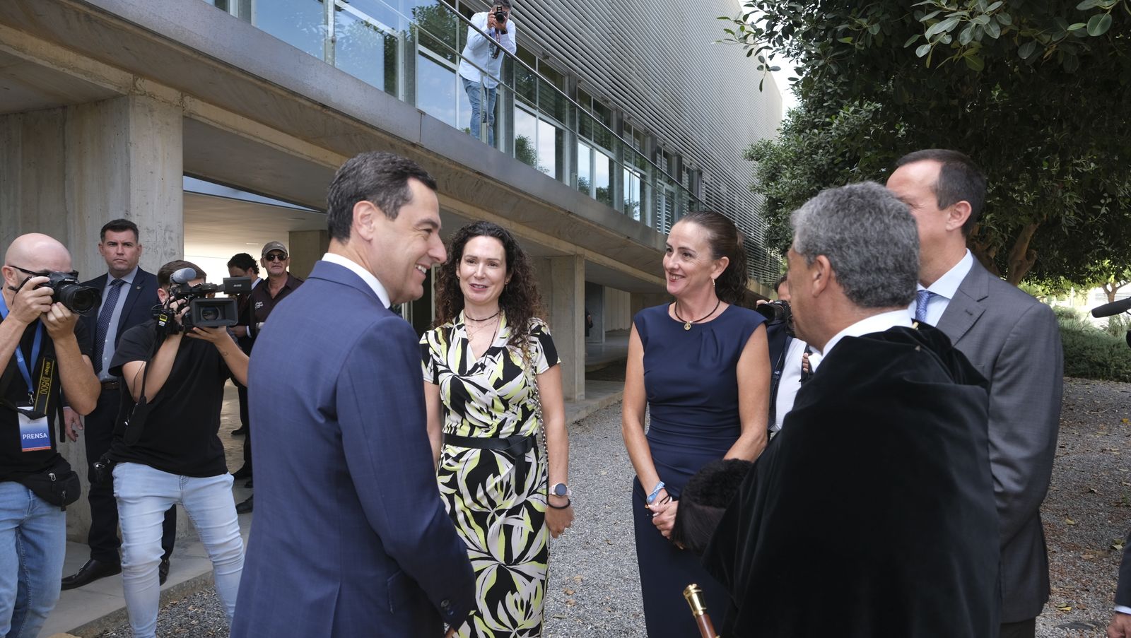 El Presidente de la Junta Juanma Moreno, inaugura el curso universitario andaluz en Almería