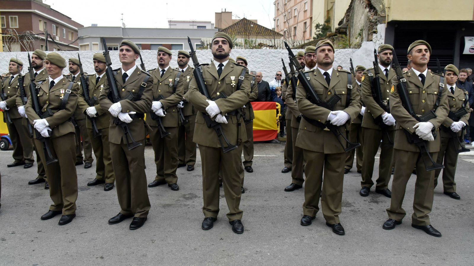 Las mejores fotos de la jura de bandera civil en La Línea