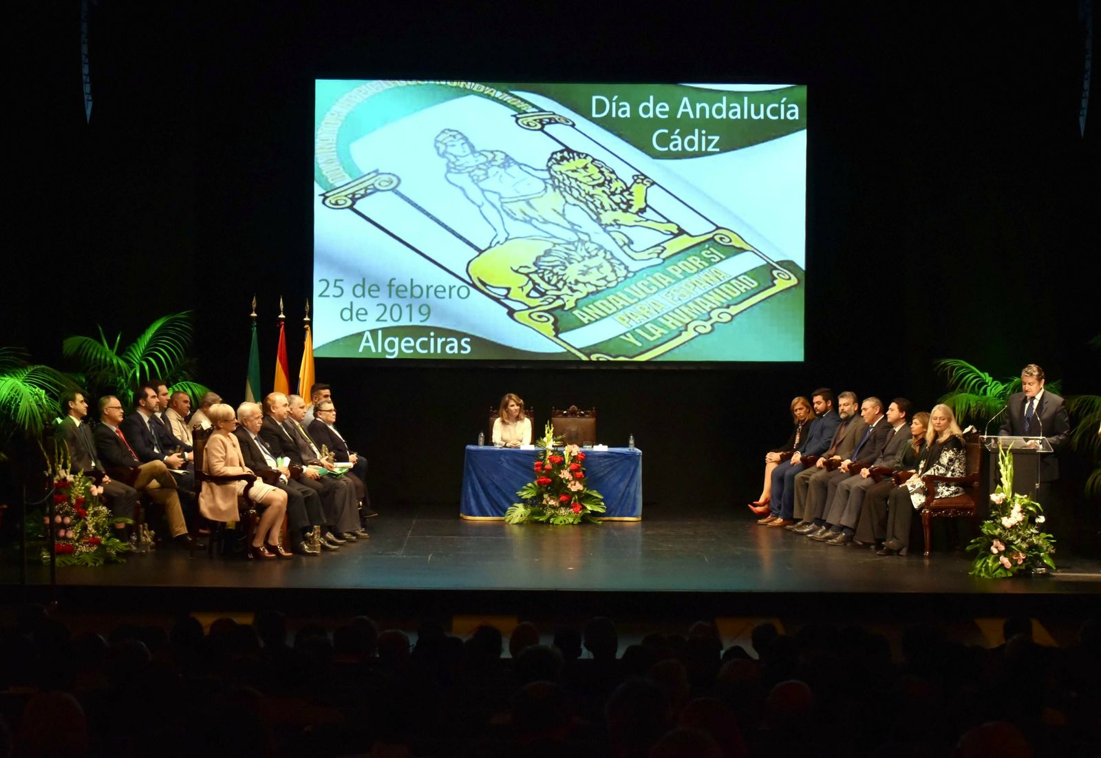 Entrega de Banderas de Andalucía en Algeciras