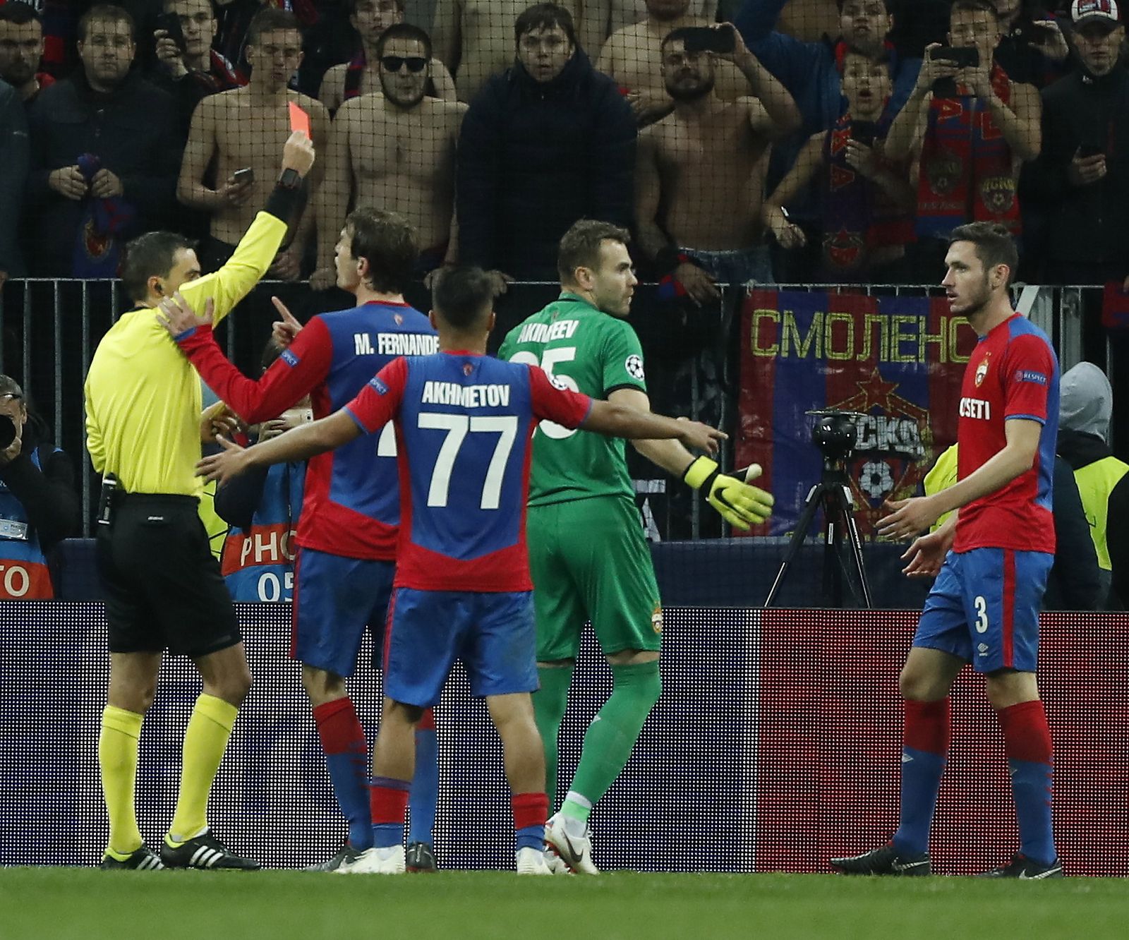 El CSKA de Moscú-Real Madrid, en imágenes