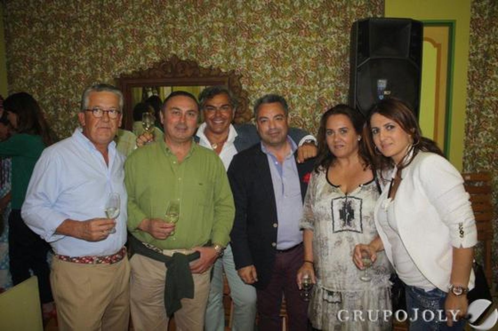 Vicente González, Ángel Carrero, Ricardo Muñoz, Cristóbal León, Paola Copano y Ana Belén Parra.

Foto: Diario de Cádiz
