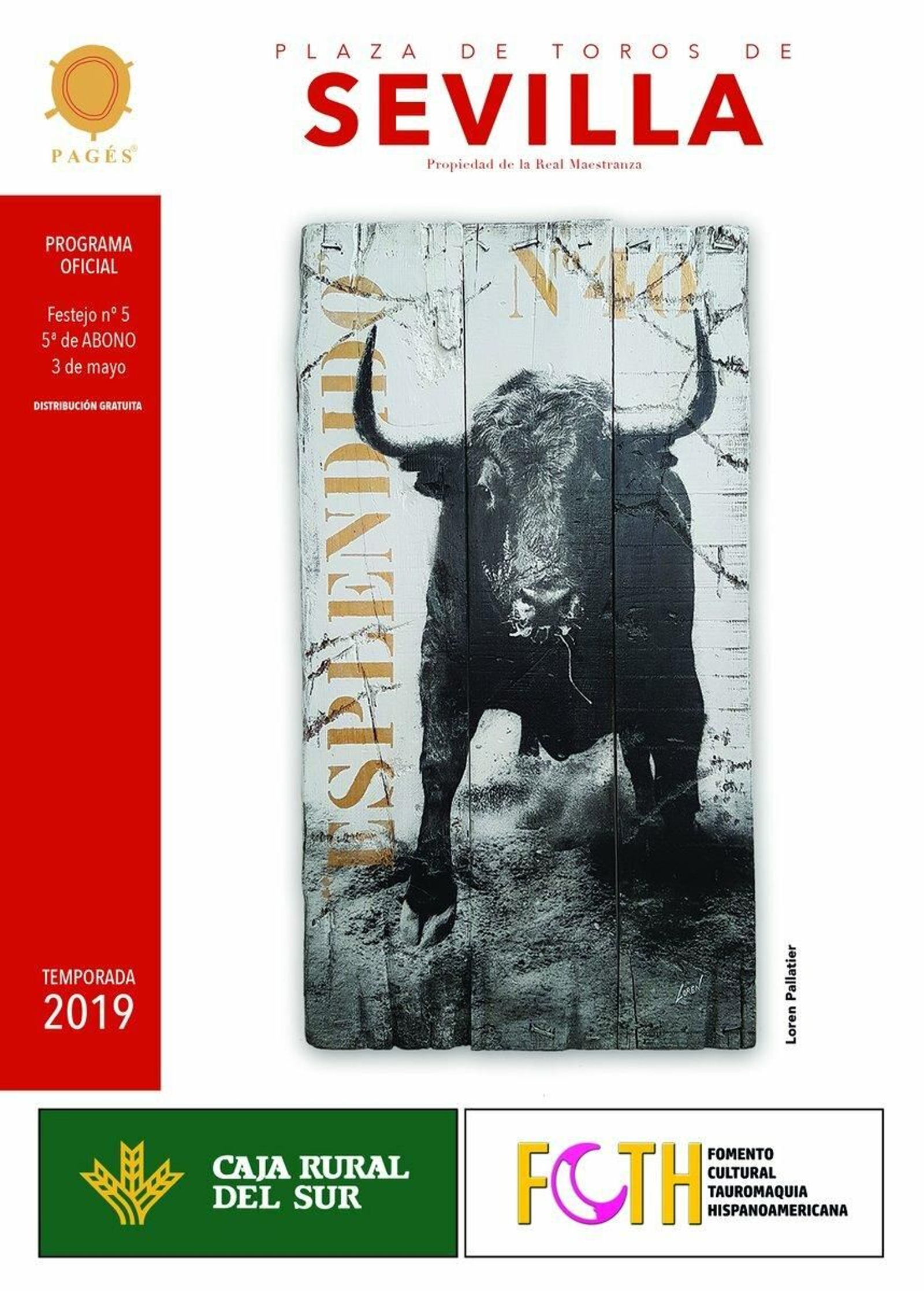 Programa de mano de la quinta de abono