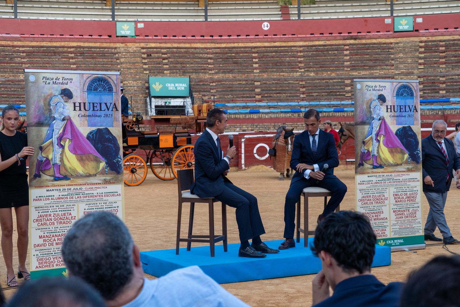Imágenes de la presentación oficial de la Feria Taurina de Colombinas 2025.