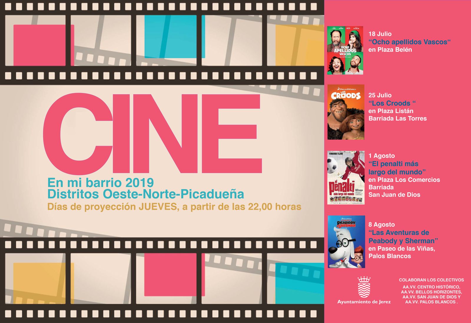 Agenda de actos del 1 al 4 de agosto