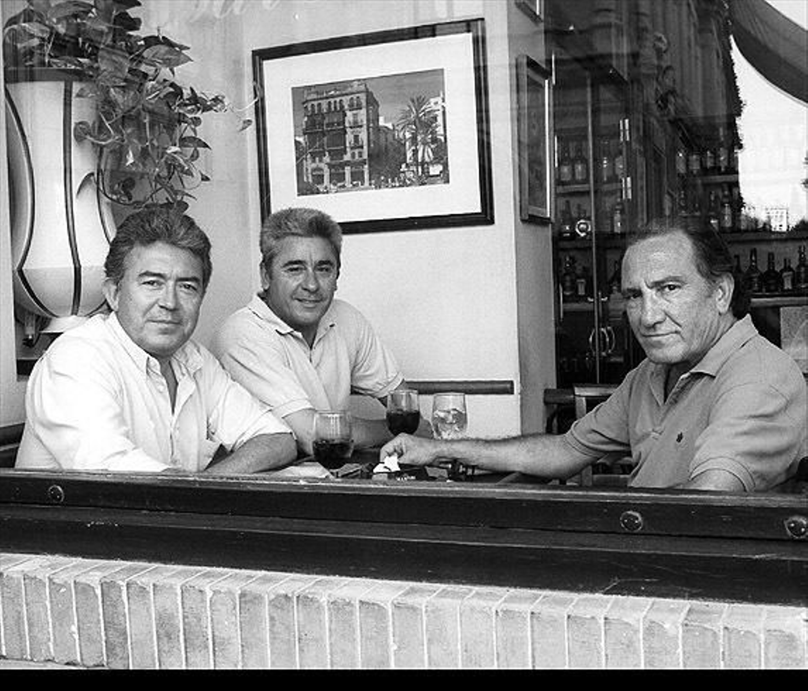 Imagen de archivo de los integrantes de Albahaca, de izquierda a derecha: Pepe Vela, Paco Lola y Sabino Loma. Imagen de archivo de los integrantes de Albahaca, de izquierda a derecha: Pepe Vela, Paco Lola y Sabino Loma.