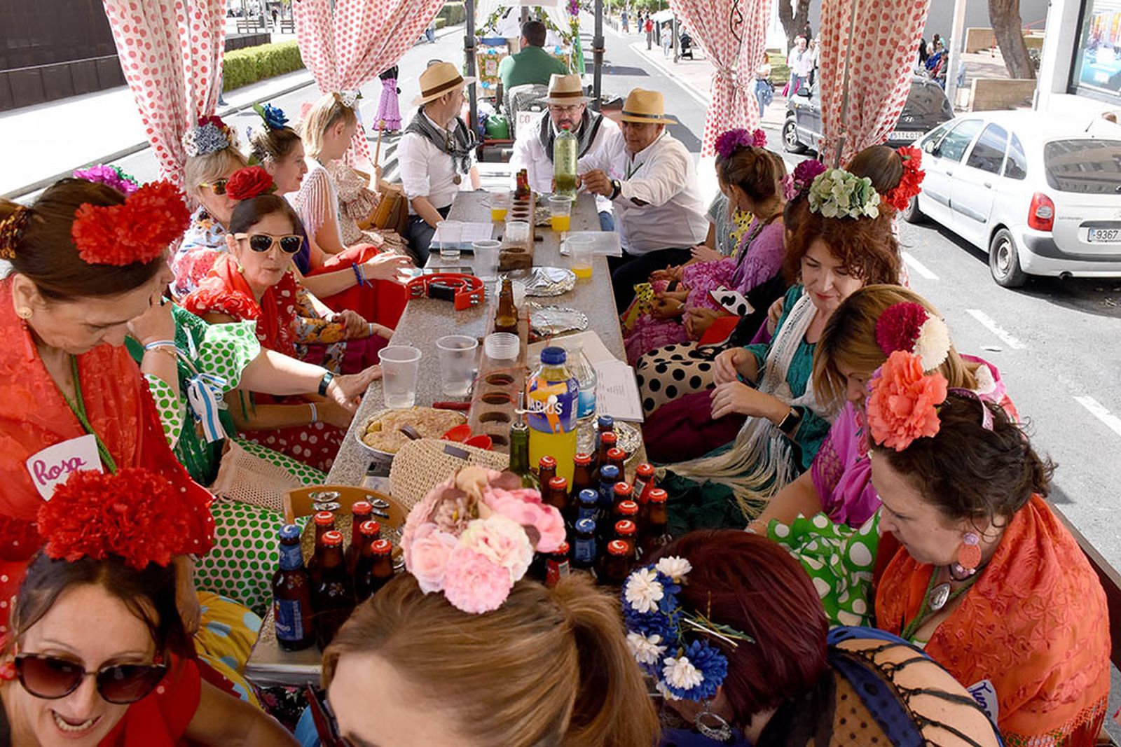 Imágenes de los carros de la Hermandad del Rocío de Huelva