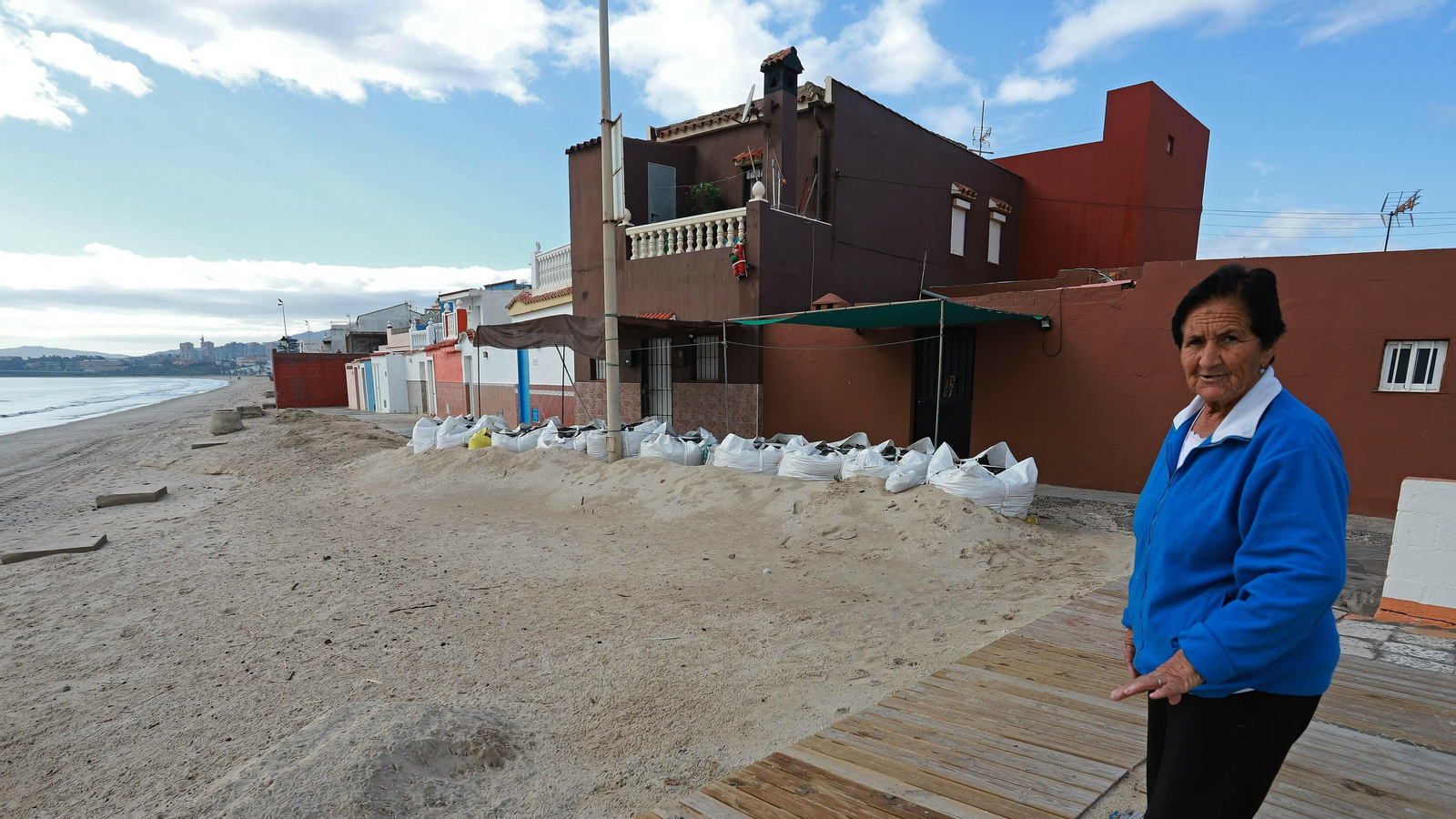 Pérdida de arena en la playa de El Rinconcillo