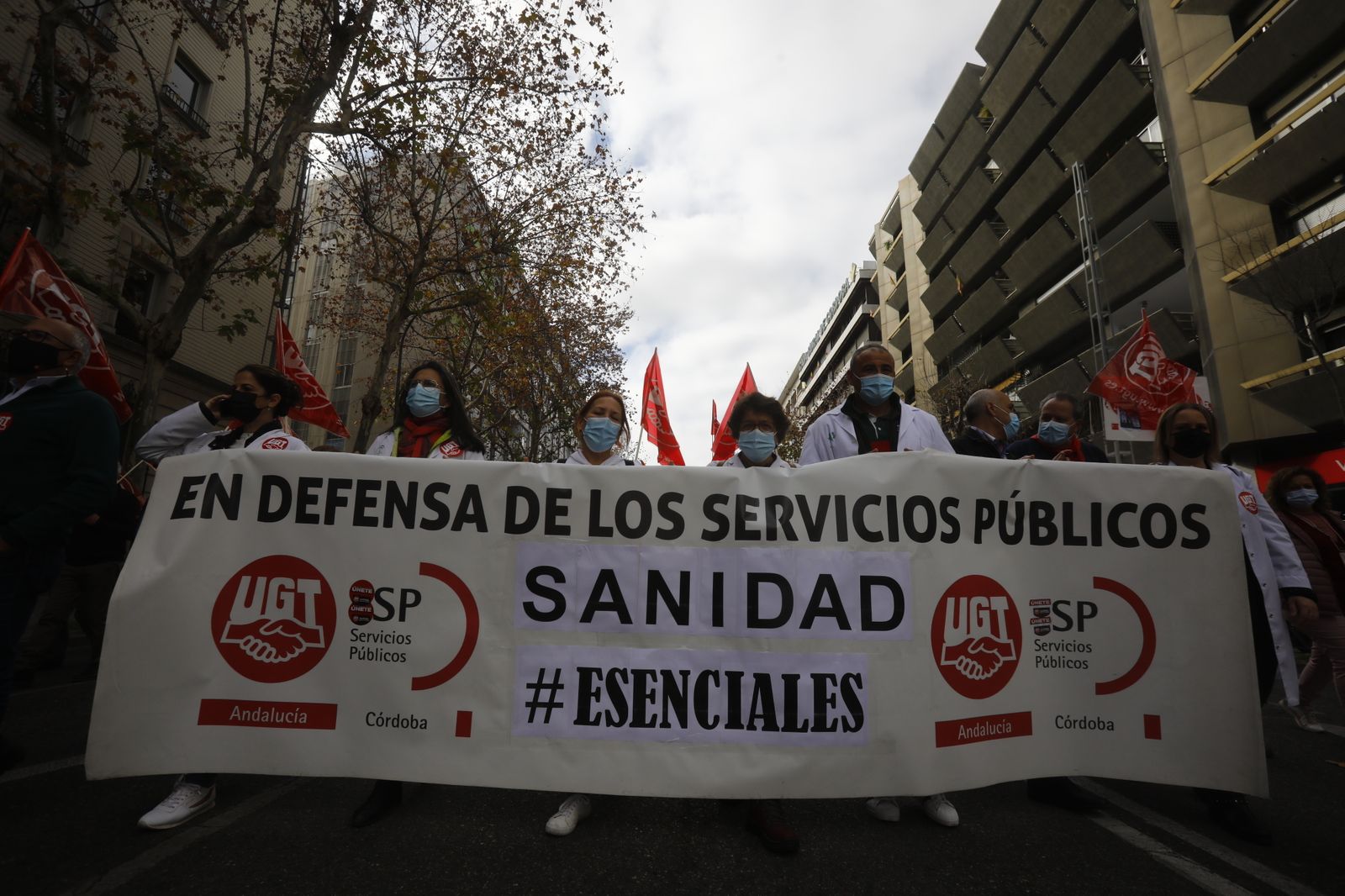 Manifestación en defensa de la sanidad pública en Córdoba, en imágenes