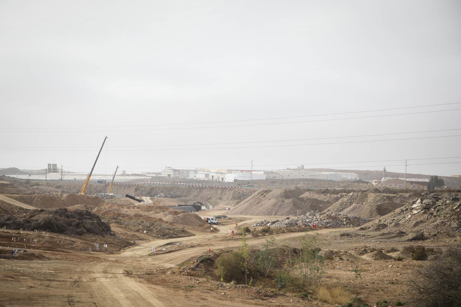 Las imágenes de las obras para la conexión entre la A7 y la A-92 en Viator