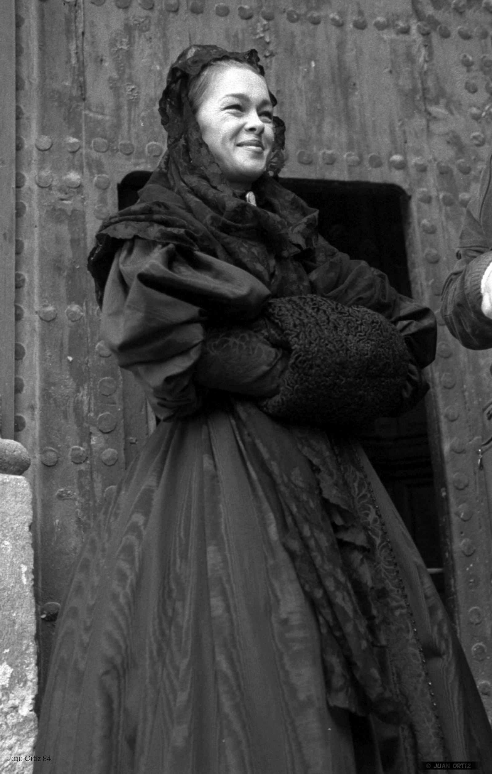 Pepa Flores, en un momento del rodaje.