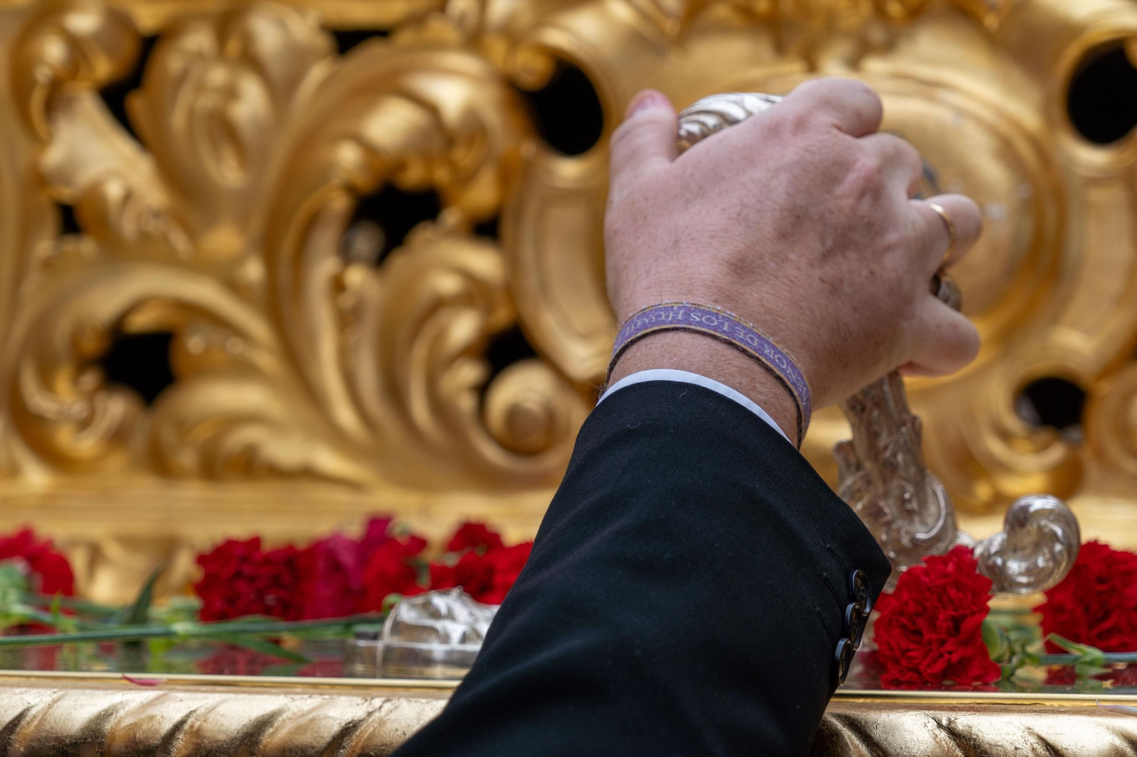 Imágenes del traslado del Cristo del Amor a la Concepción