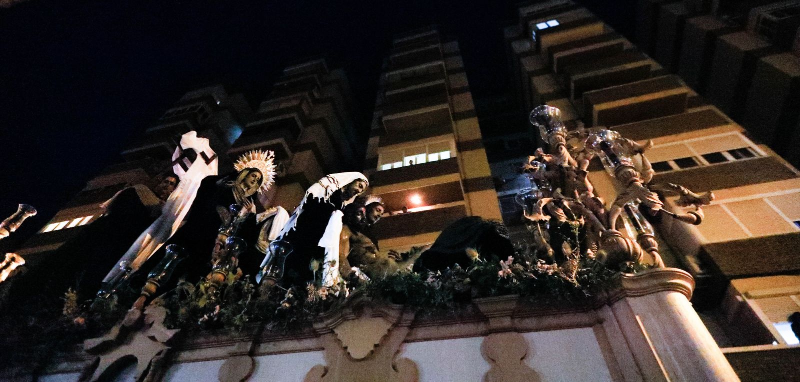 La procesión de La Caridad de Almería, en imágenes