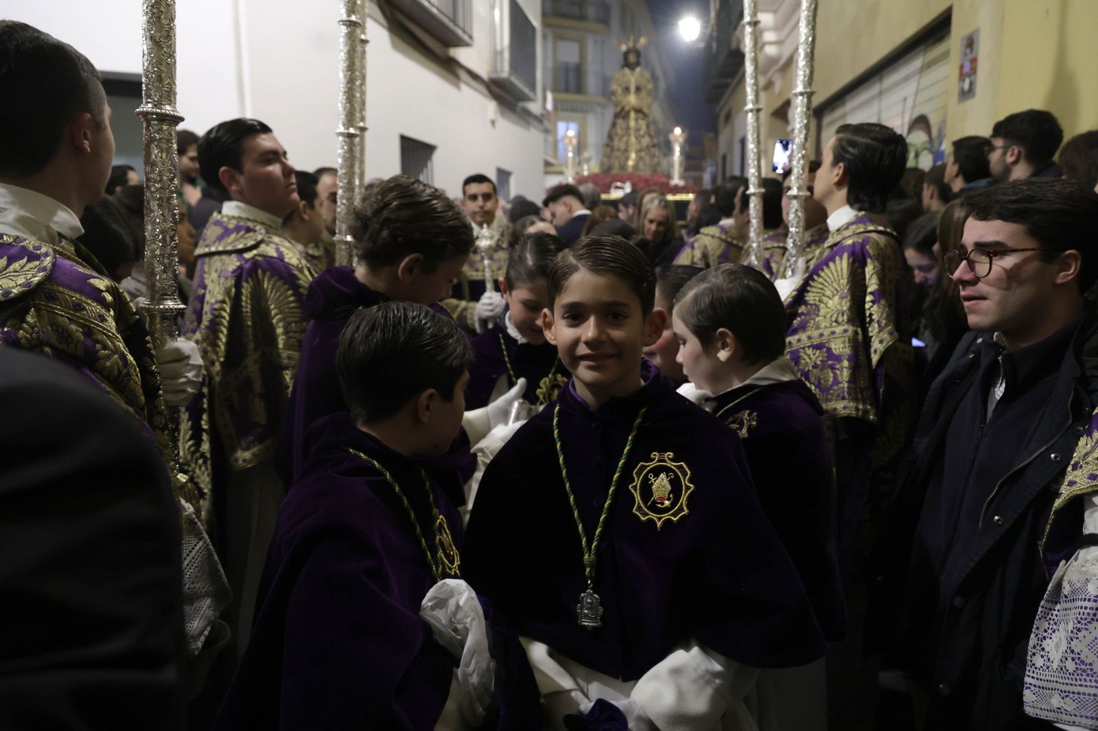 Imágenes del Vía Crucis del Señor de la Sentencia de la Macarena