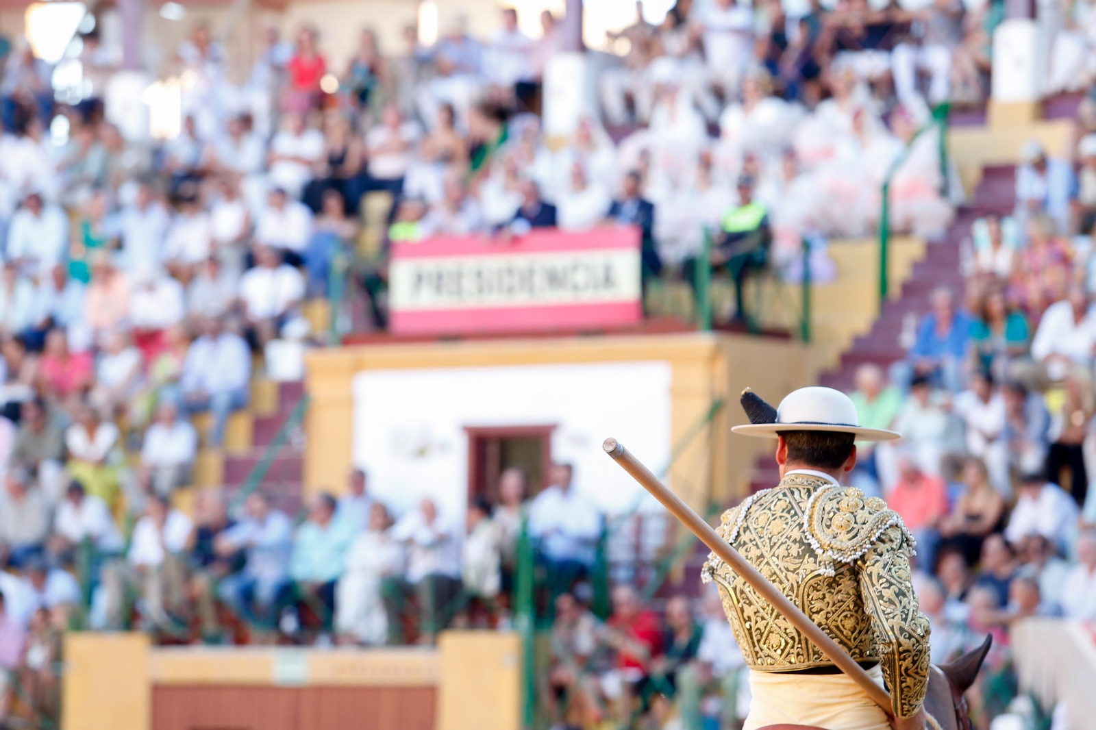 Fotos del mano a mano entre Roca Rey y Pablo Aguado en La Línea