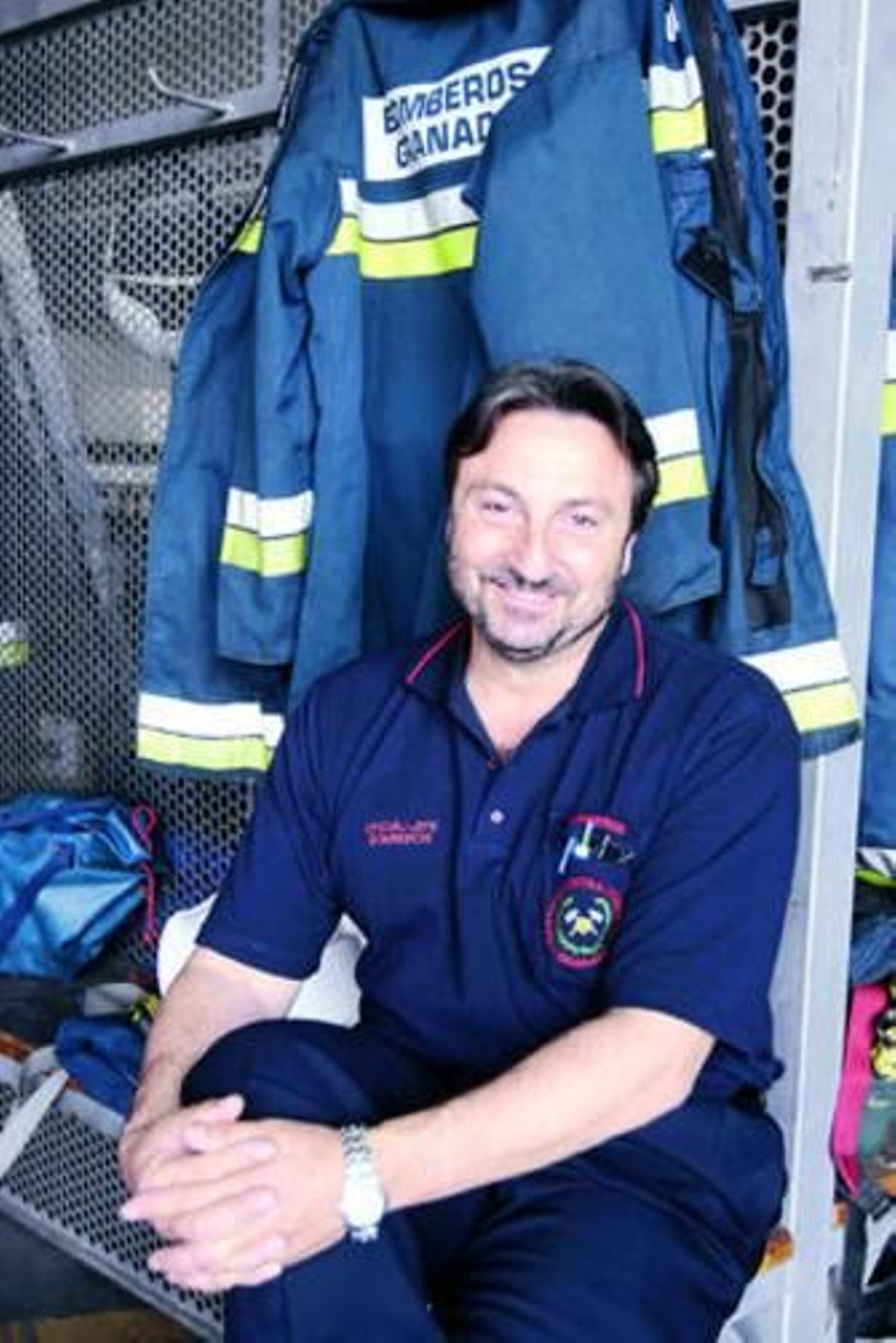 Salas, durante la entevista en el Parque Norte.