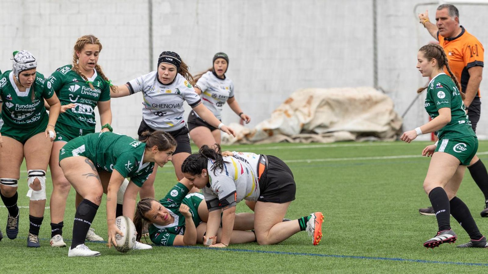 La alegría por el título de campeonas de Jaén Rugby femenino, en imágenes