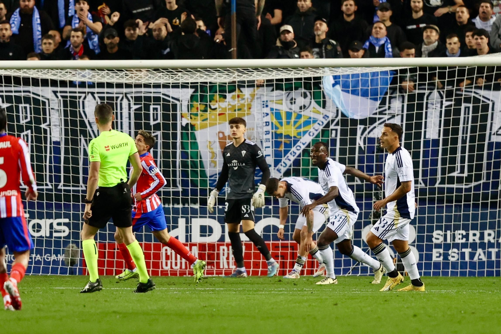 El Marbella-Atlético de Madrid, en fotos