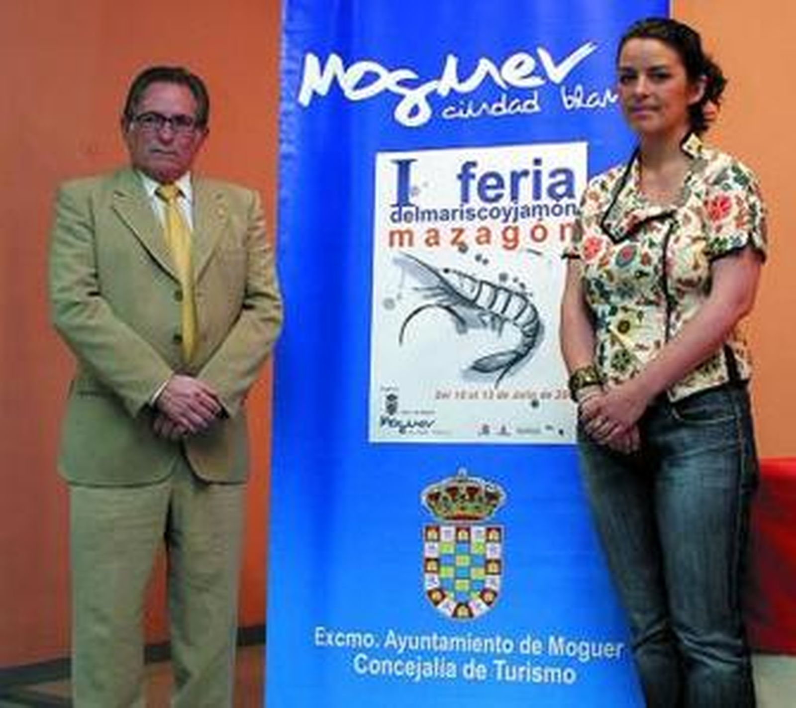 José Antonio Capelo y Ana Parrales en la presentación de la feria.