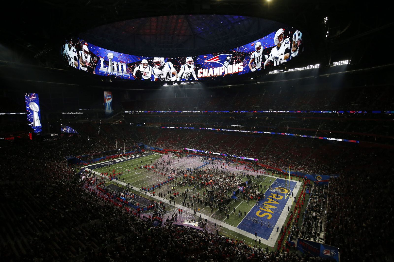 Las imágenes de la final de la Super Bowl