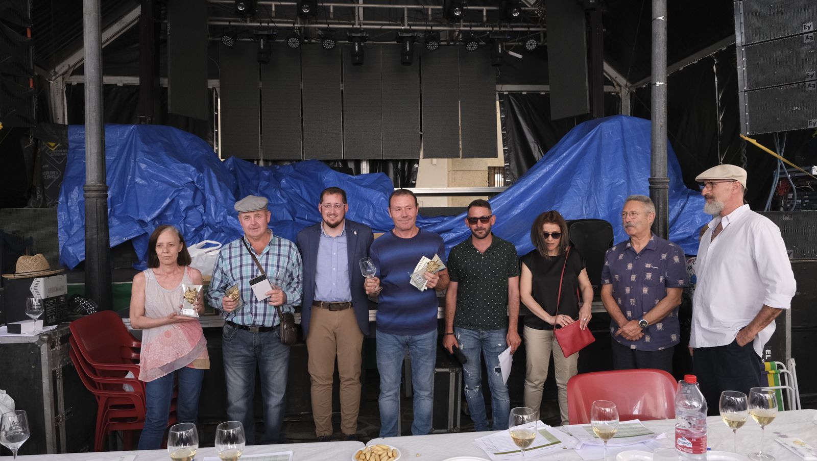 Imágenes del concurso de cata de vinos de las Fiestas de Abrucena 2022