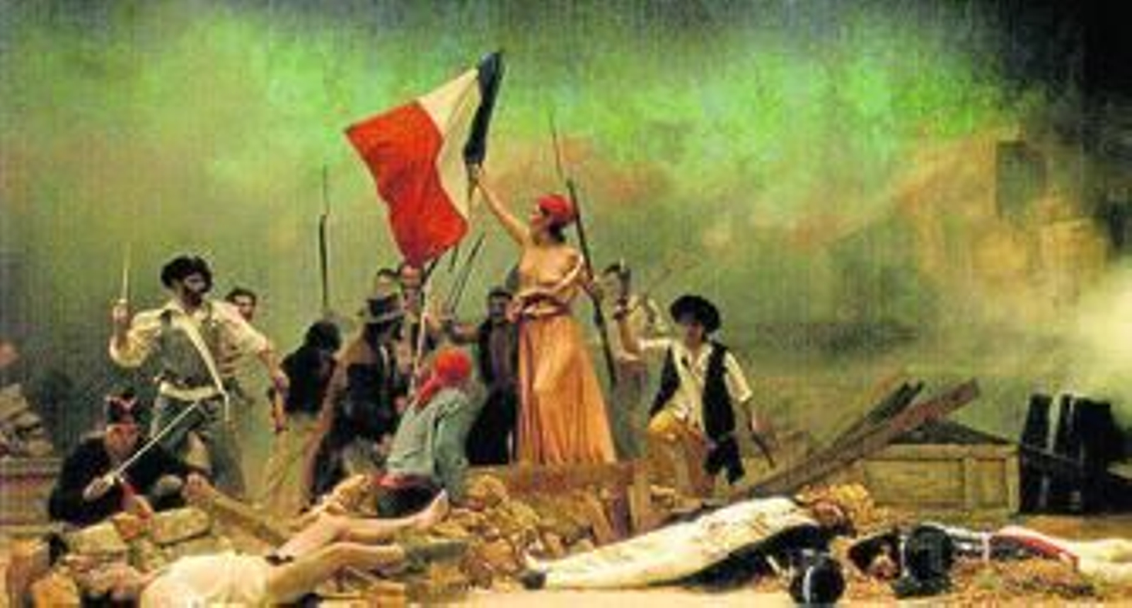 'Liberté Raissoné', una reinterpretación del famoso lienzo de Delacroix.