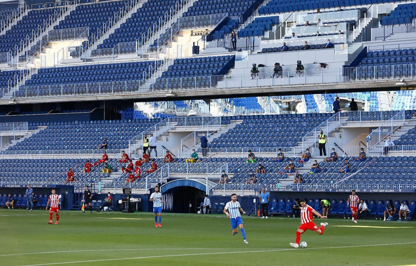 Las fotos del Málaga - Girona