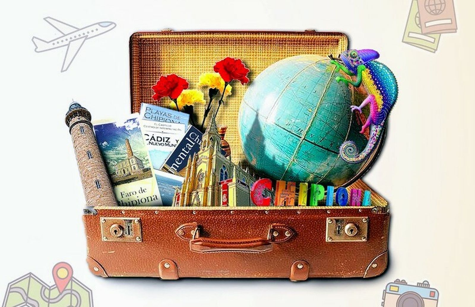 Imagen del cartel anunciador de la I Semana Internacional del Turismo en Chipiona.