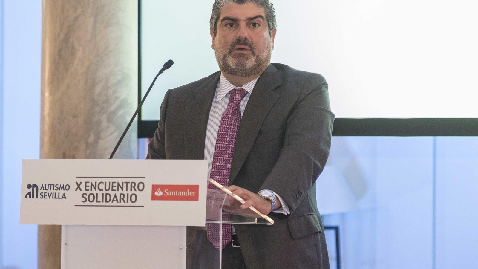 Luis Rodríguez de la Fuente, director territorial Banco Santander.
