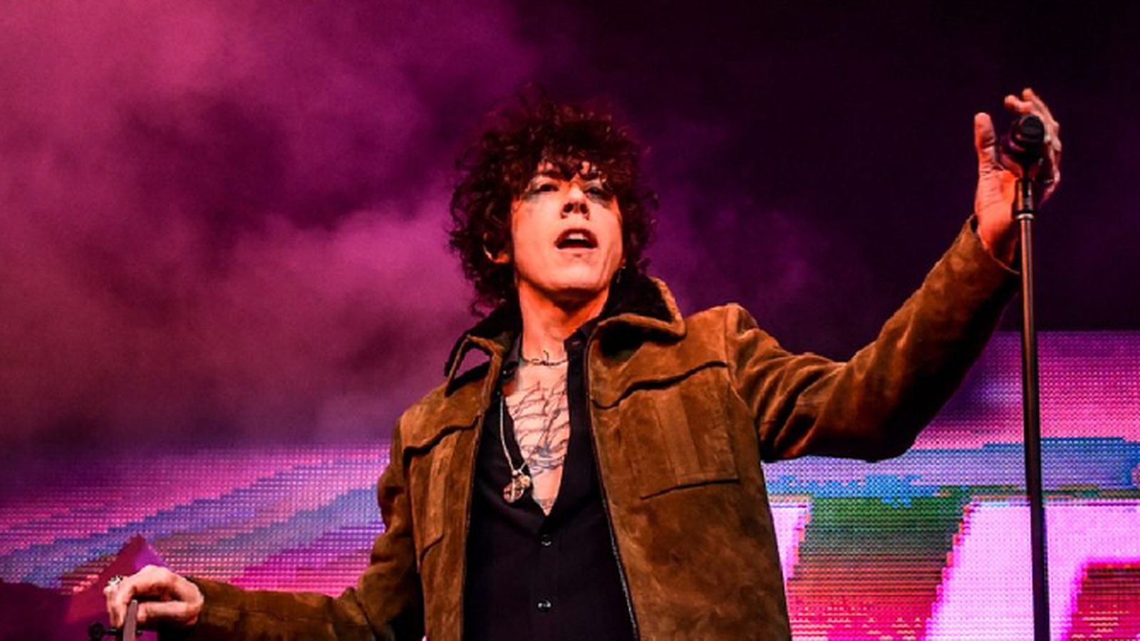 LP en una de sus actuaciones.