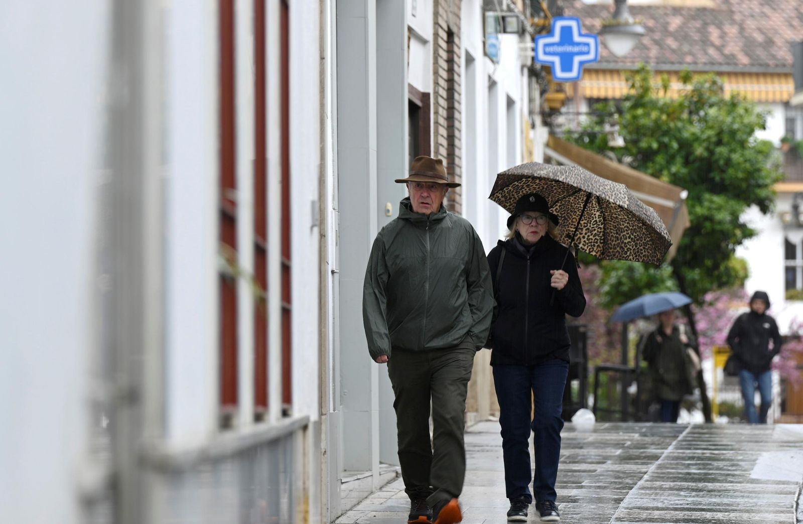 La lluvia que deja la borrasca Konrad en Córdoba, en imágenes