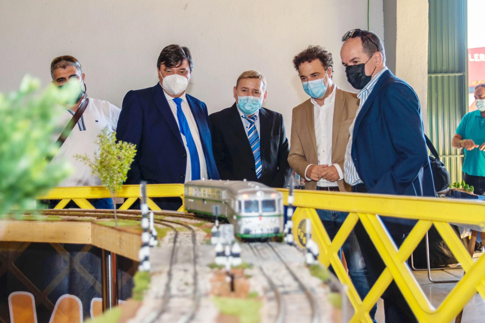 Imágenes de la exposición del 'Encuentro de Modelismo Ferroviario Huelva 2021',