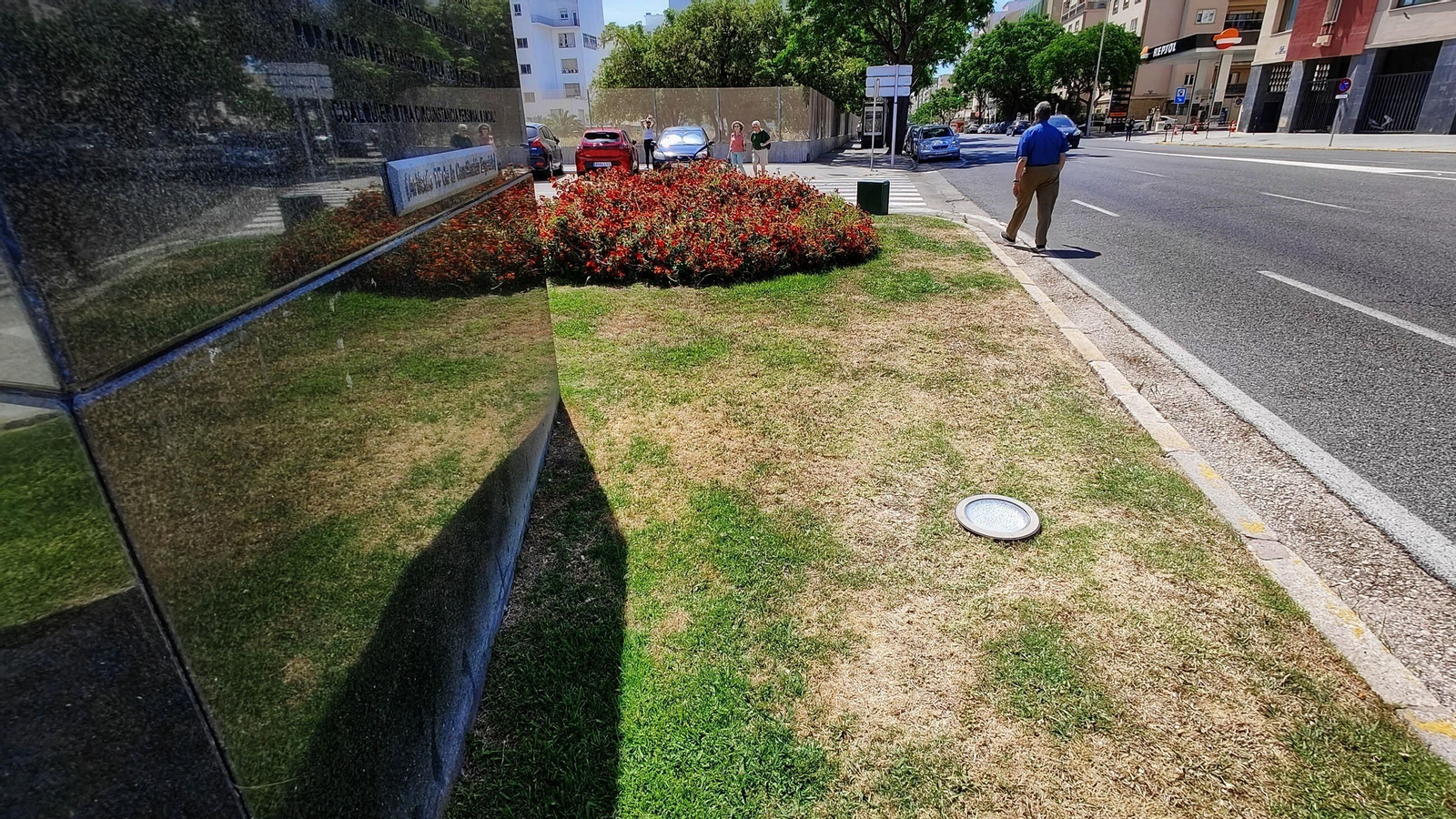 Las zonas verdes menos verdes de la ciudad de Cádiz
