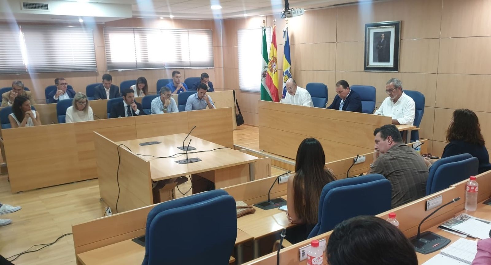 Última sesión plenaria en el Ayuntamiento de Aljaraque.