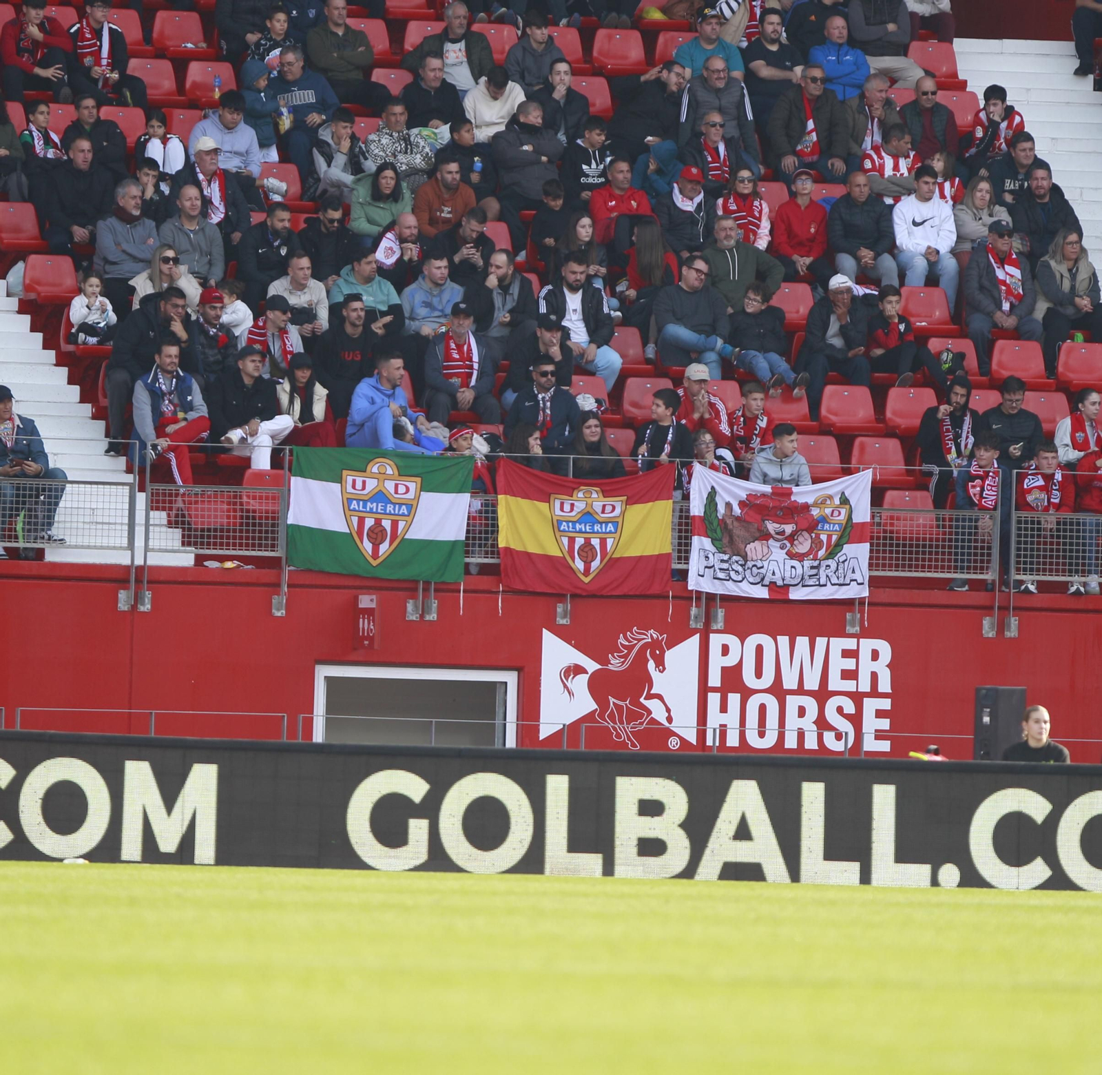 Las mejores imágenes del partido de fútbol U.D. Almería-Girona F.C.