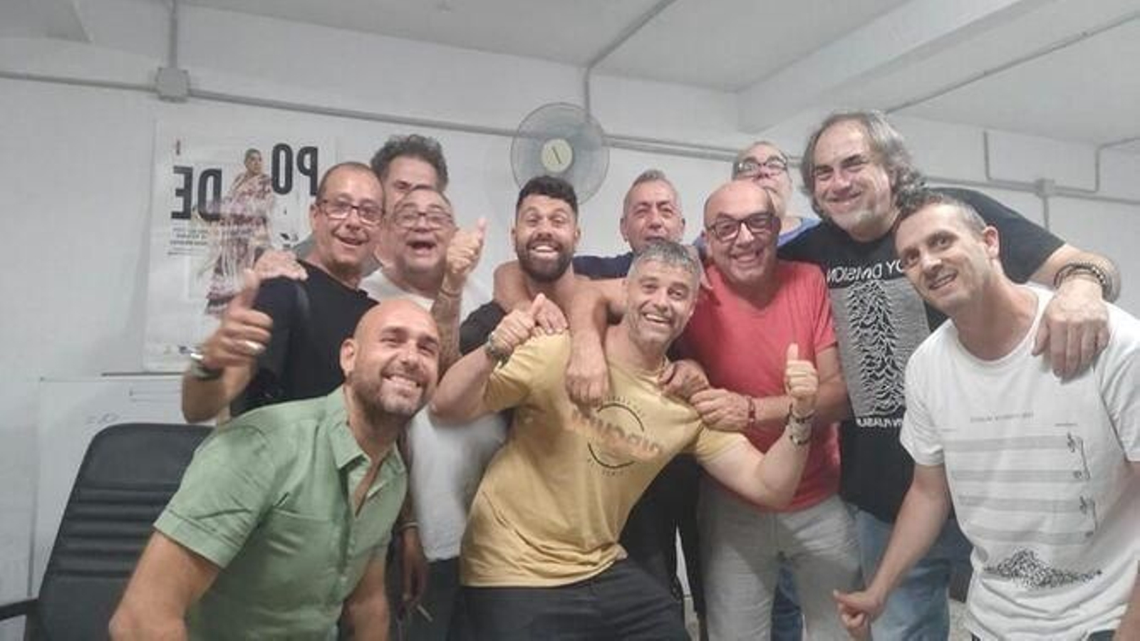 El grupo de la chirigota del Selu para el COAC 2024