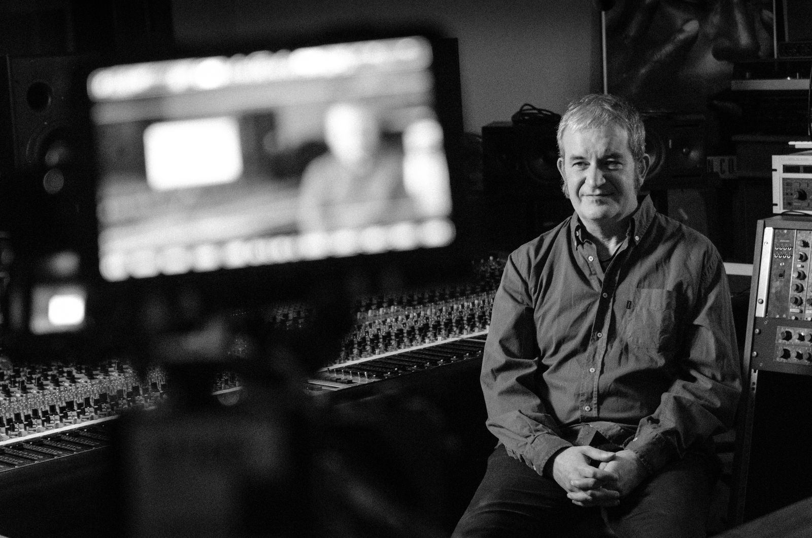 Bingen Mendizábal (1962, Vitoria) en una imagen del rodaje del documental.