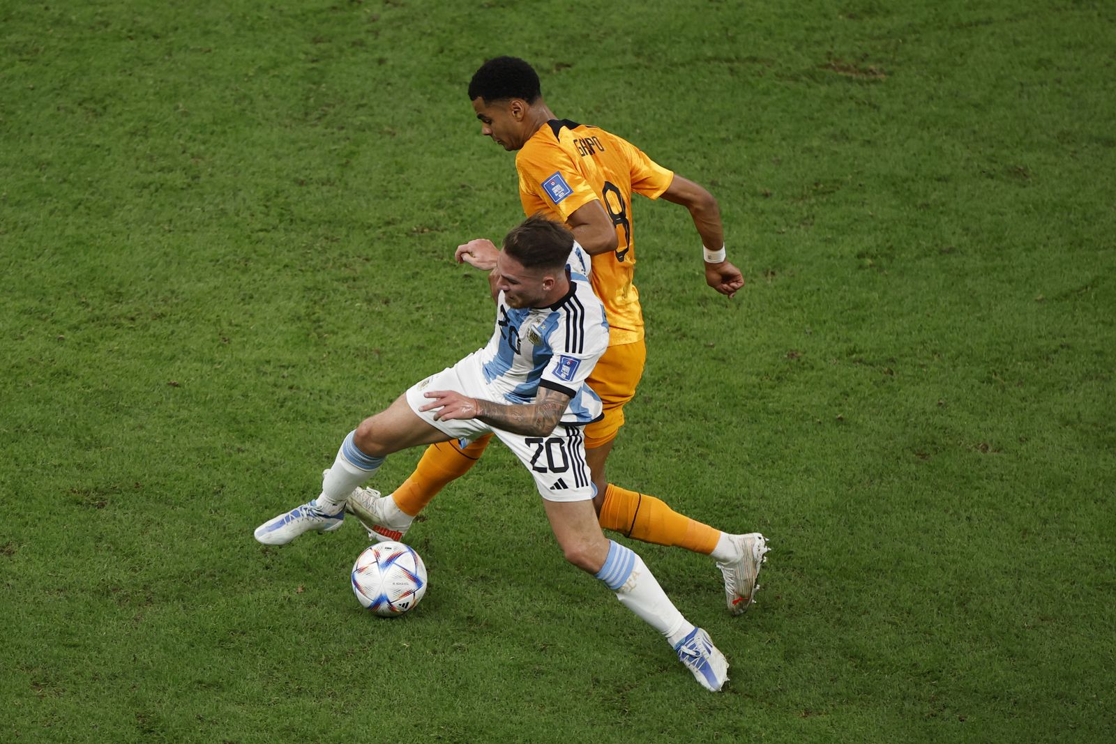 Las imágenes del Países Bajos - Argentina en los cuartos de final del Mundial de Qatar