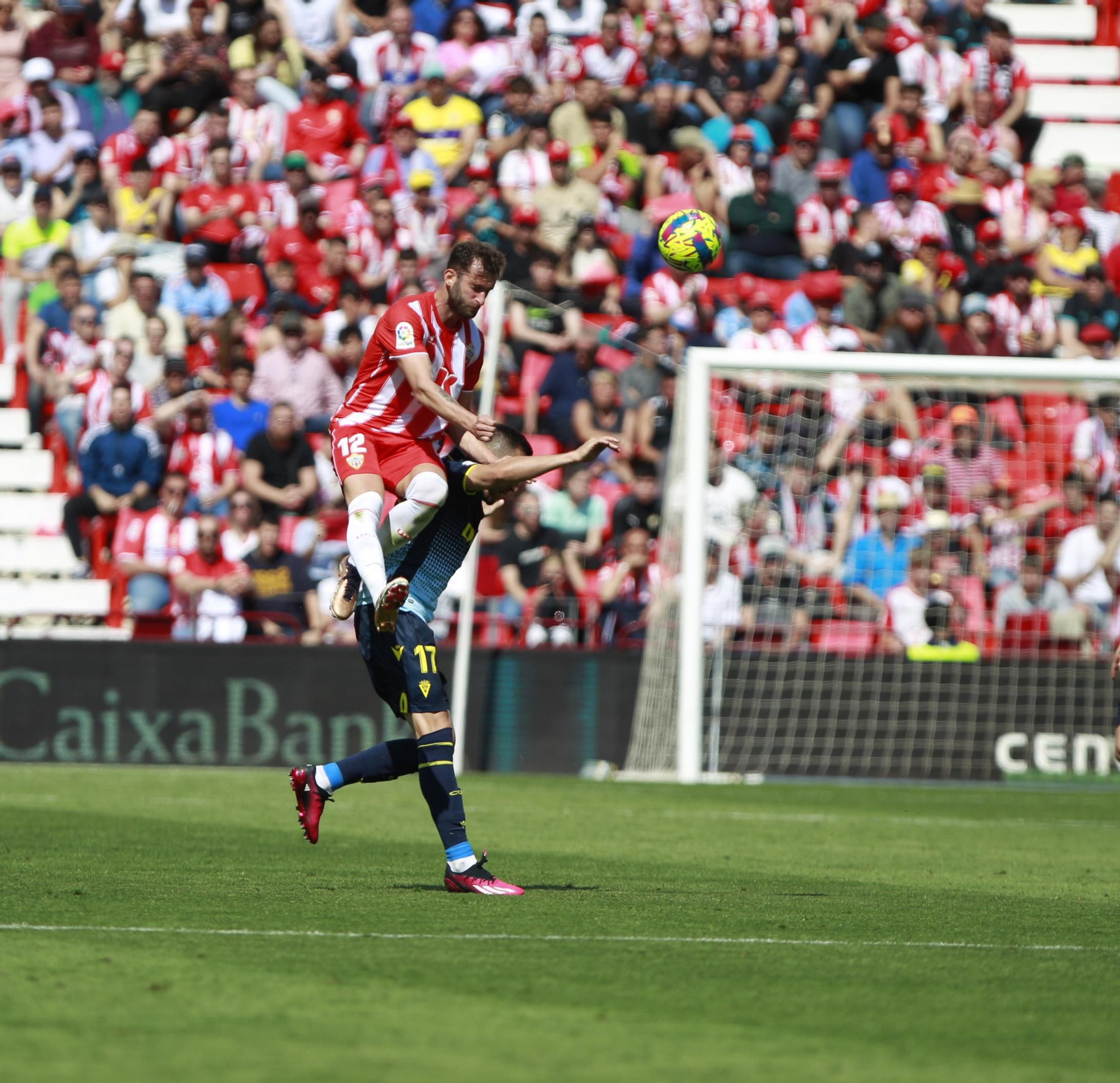 Imágenes del partido de la Liga Santander U.D. Almería-Cádiz C.F.