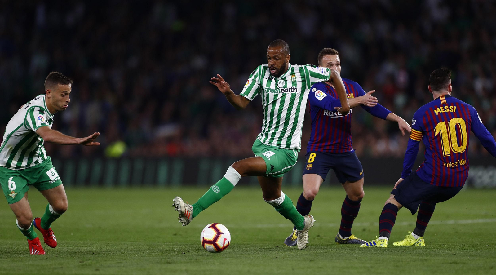 El Betis-Barcelona, en imágenes