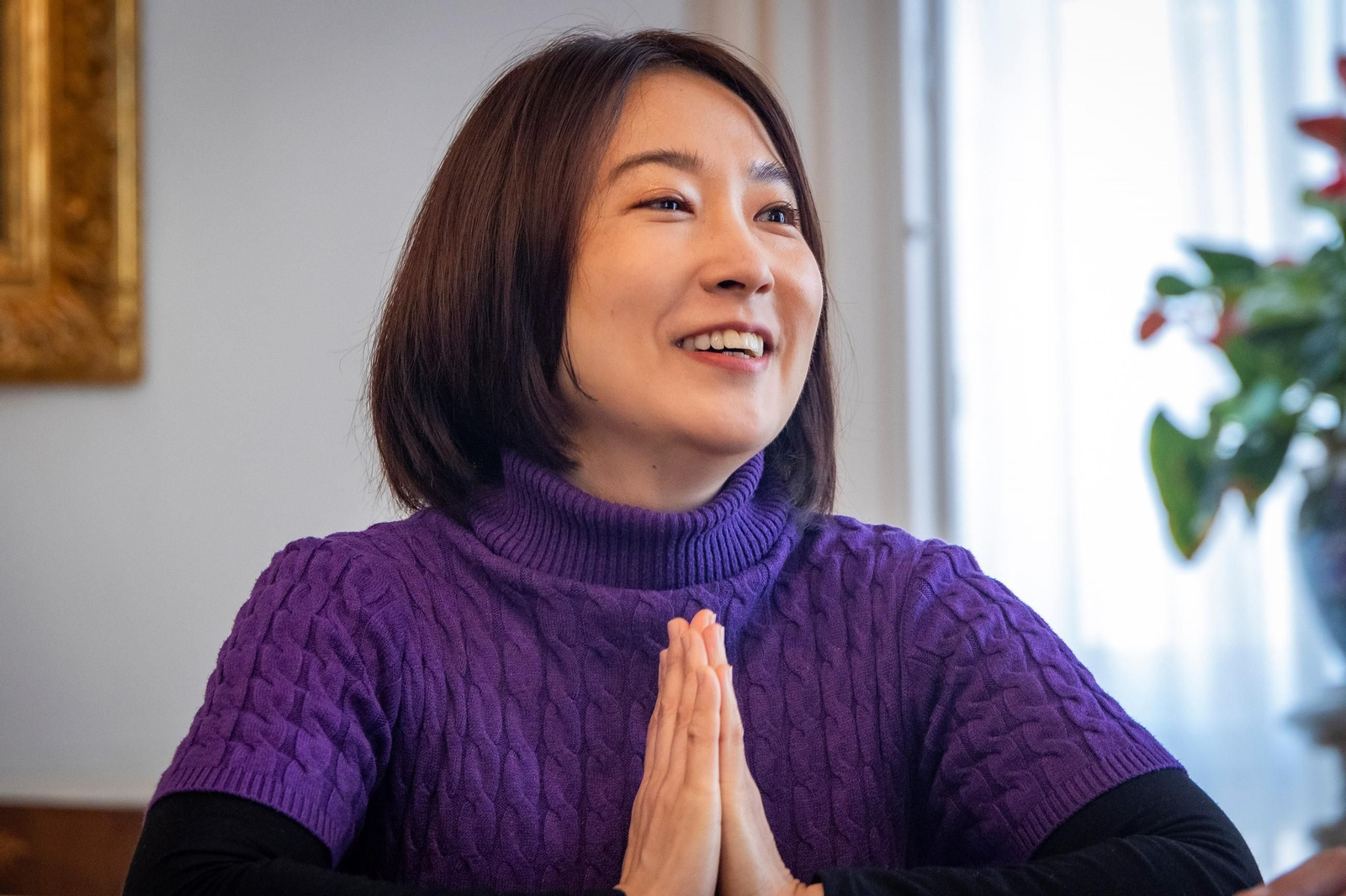 Azumi Nishizawa, en febrero de este año en Cádiz.