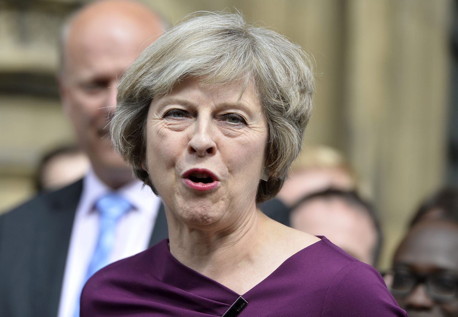 La primera ministra británica, Theresa May.