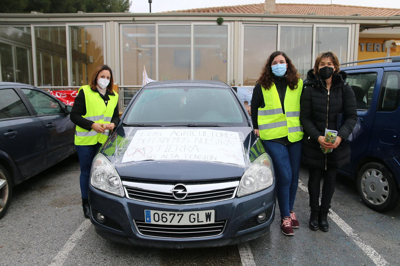 Fotogalería de la tractorada del Almanzora contra línea de 400 Kv que atraviesa las Estancias