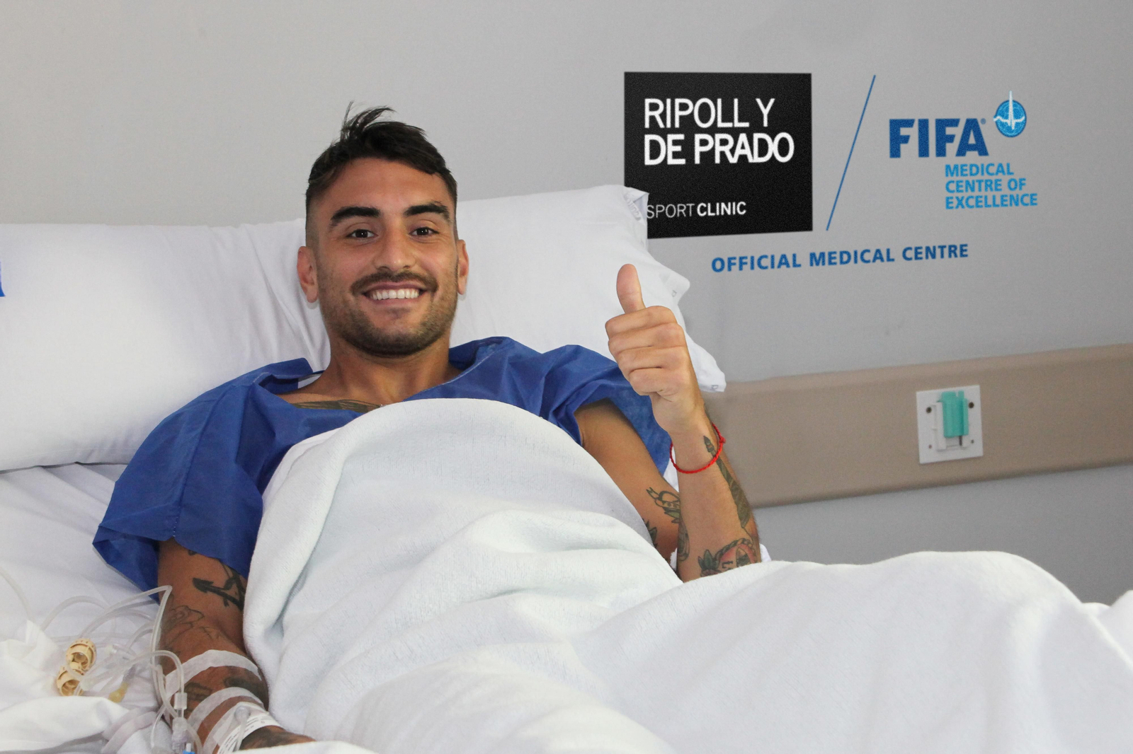 De los Reyes es optimista de cara a su recuperación