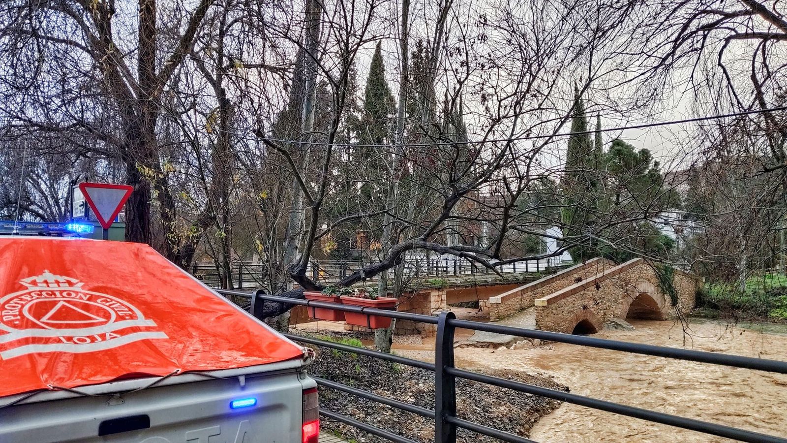 El paso de la borrasca Joseph por la provincia de Granada, en imágenes