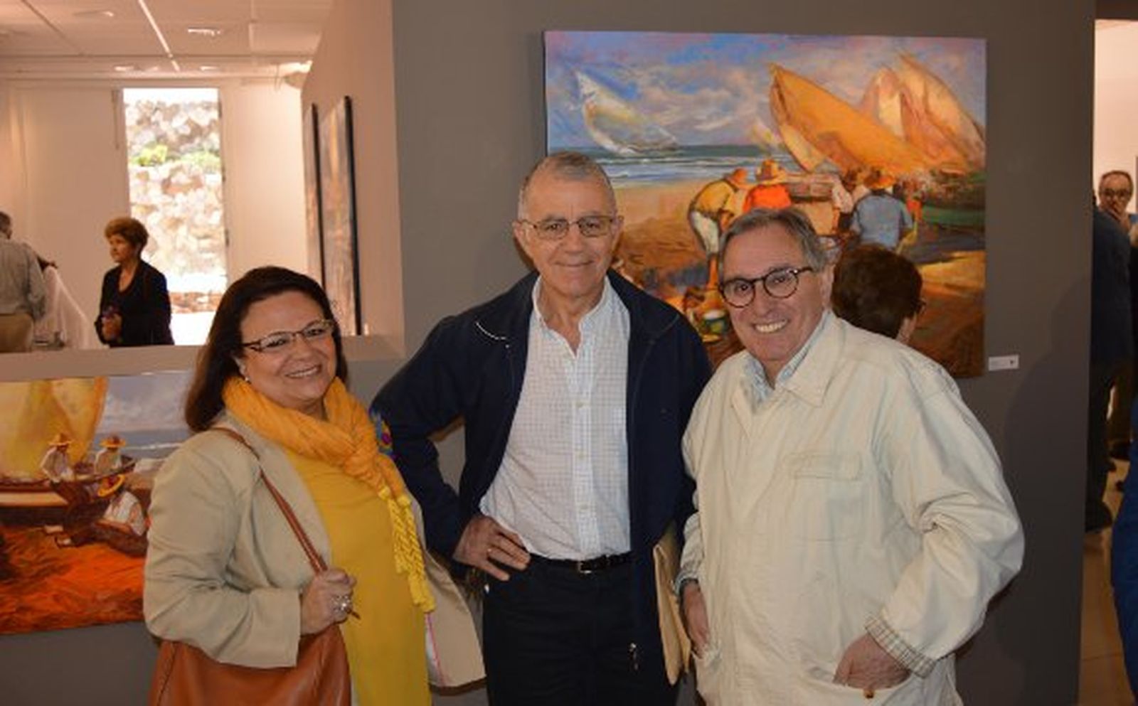 Amparo Orozco, Juan Manuel García-Cubillana y Santiago Álvarez.

Foto: Ignacio Casas de Ciria